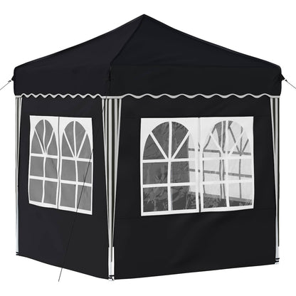 vidaXL Pop-up Party Tent 195 x 195 x 245 cm Anthracite Oxford Fabric
