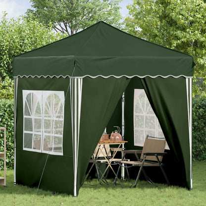 vidaXL Pop-up Party Tent 195 x 195 x 245 cm Green Oxford Fabric