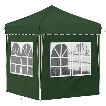vidaXL Pop-up Party Tent 195 x 195 x 245 cm Green Oxford Fabric