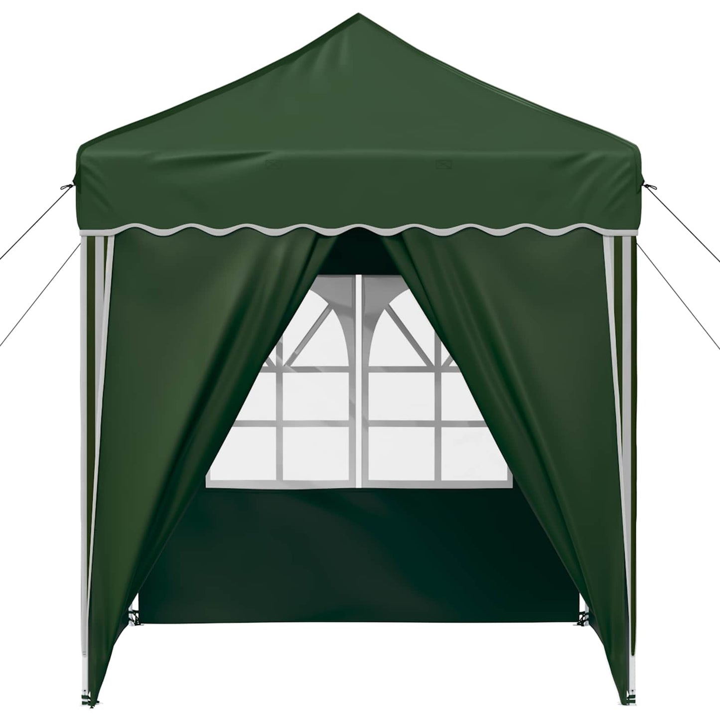 vidaXL Pop-up Party Tent 195 x 195 x 245 cm Green Oxford Fabric