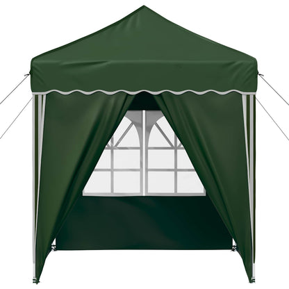 vidaXL Pop-up Party Tent 195 x 195 x 245 cm Green Oxford Fabric
