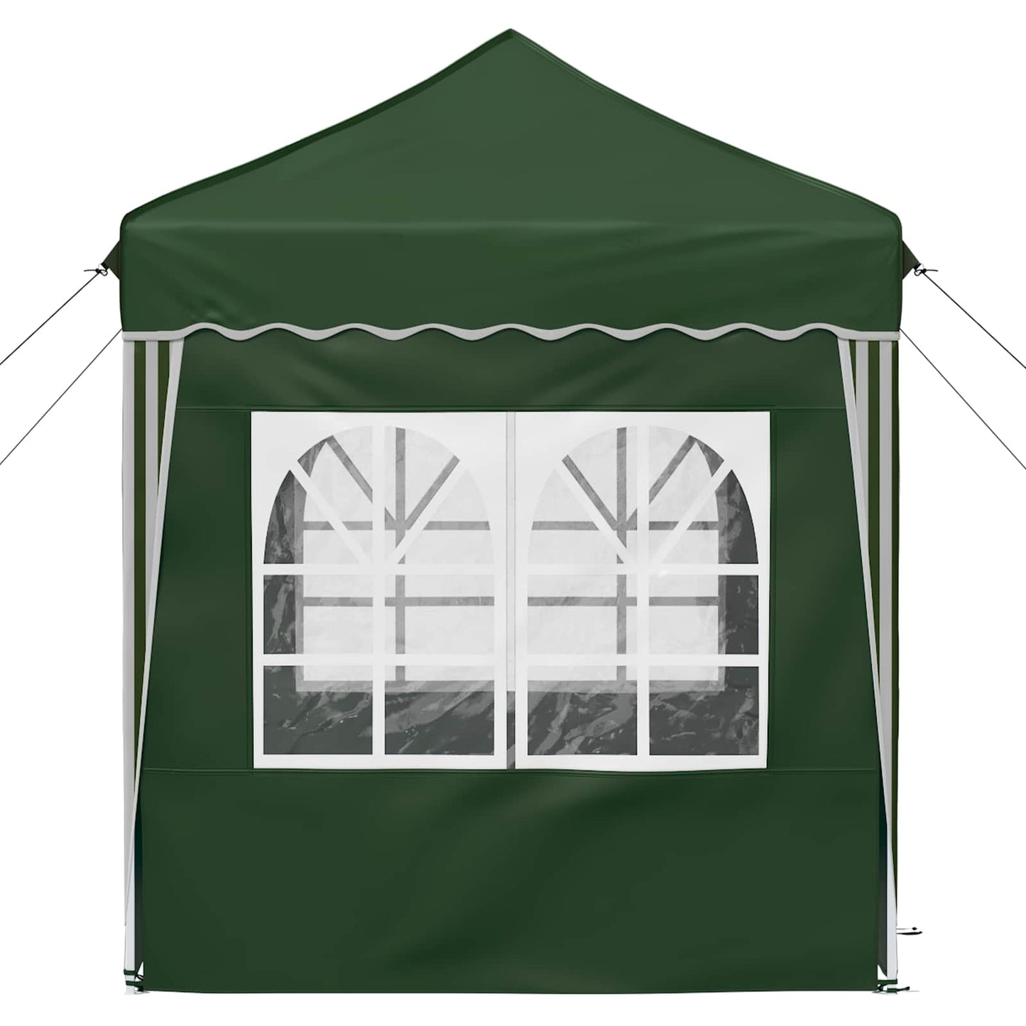 vidaXL Pop-up Party Tent 195 x 195 x 245 cm Green Oxford Fabric