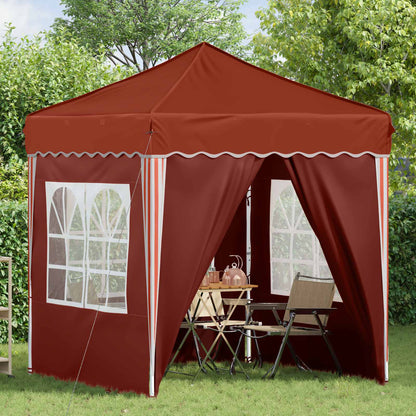 vidaXL Pop-up Party Tent 195 x 195 x 245 cm Terracotta Oxford Fabric