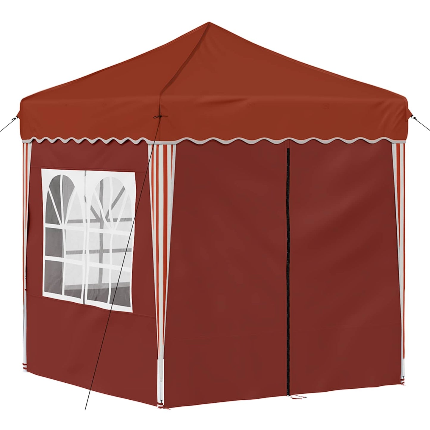 vidaXL Pop-up Party Tent 195 x 195 x 245 cm Terracotta Oxford Fabric