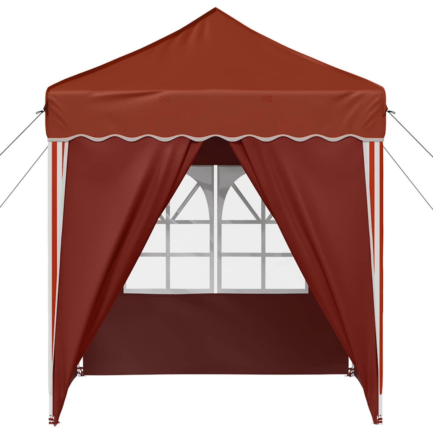 vidaXL Pop-up Party Tent 195 x 195 x 245 cm Terracotta Oxford Fabric