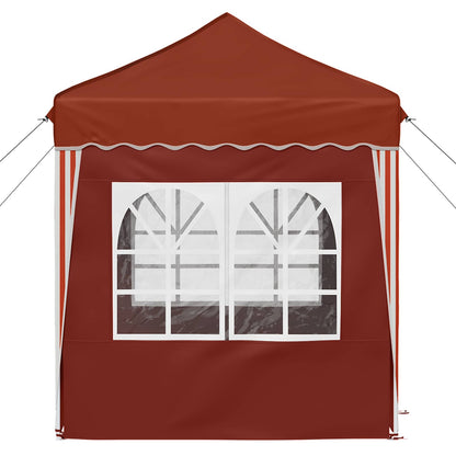 vidaXL Pop-up Party Tent 195 x 195 x 245 cm Terracotta Oxford Fabric
