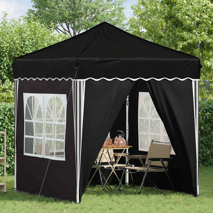 vidaXL Pop-up Party Tent 195 x 195 x 245 cm Black Oxford Fabric