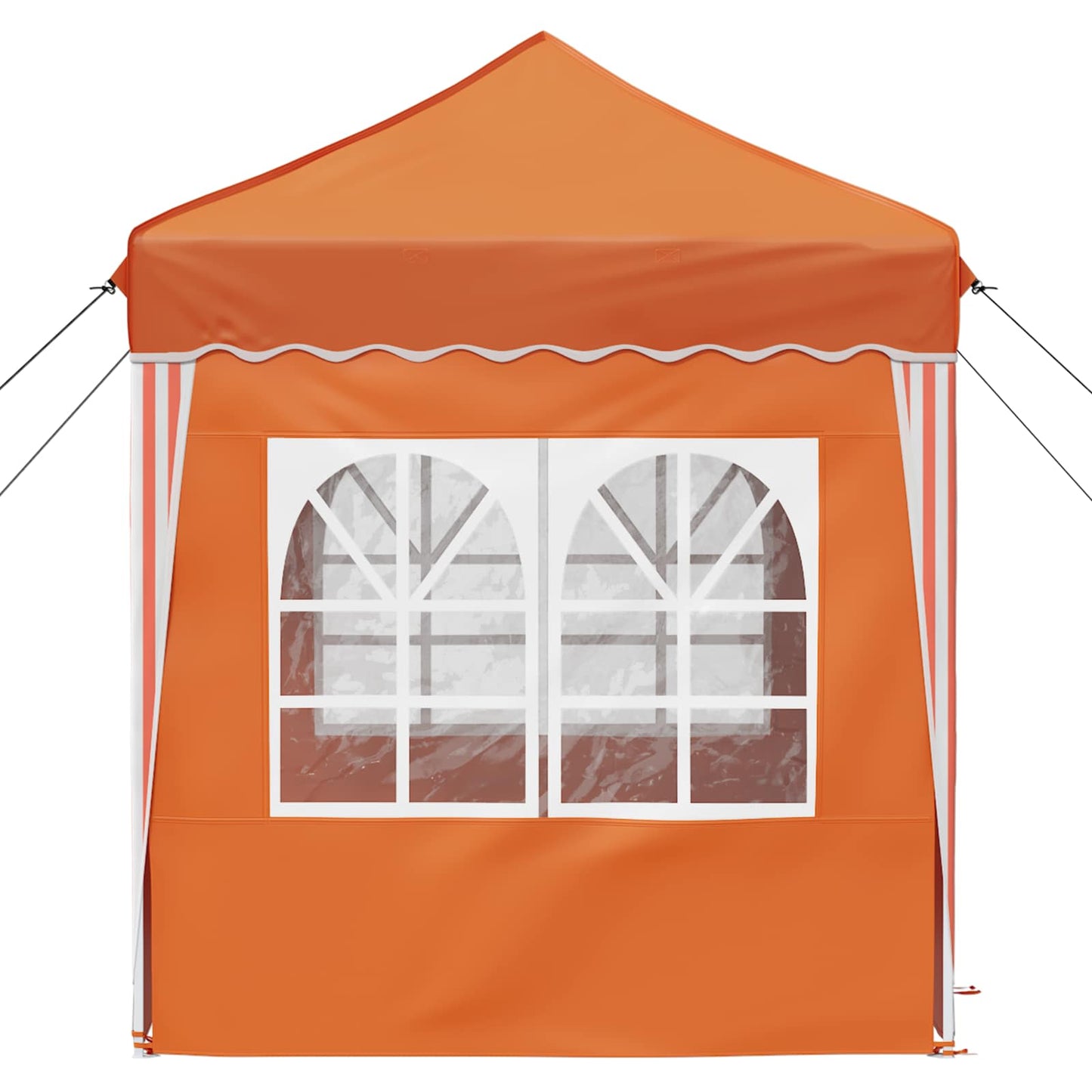 vidaXL Pop-up Party Tent 195 x 195 x 245 cm Orange Oxford Fabric