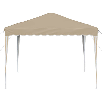 vidaXL Pop-up Party Tent 288 x 288 x 245 cm Cream Oxford Fabric