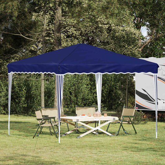 vidaXL Pop-up Party Tent 288 x 288 x 245 cm Blue Oxford Fabric