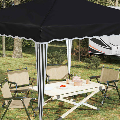 vidaXL Pop-up Party Tent 288 x 288 x 245 cm Anthracite Oxford Fabric