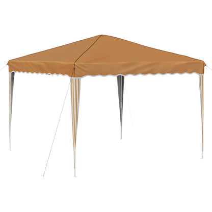 vidaXL Pop-up Party Tent 288 x 288 x 245 cm Beige Oxford Fabric