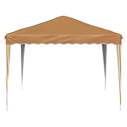 vidaXL Pop-up Party Tent 288 x 288 x 245 cm Beige Oxford Fabric