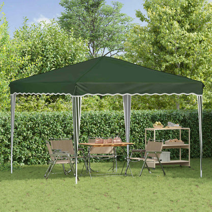 vidaXL Pop-up Party Tent 288 x 288 x 245 cm Green Oxford Fabric
