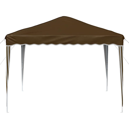 vidaXL Pop-up Party Tent 288 x 288 x 245 cm Taupe Oxford Fabric