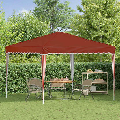 vidaXL Pop-up Party Tent 288 x 288 x 245 cm Terracotta Oxford Fabric