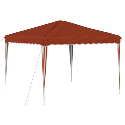 vidaXL Pop-up Party Tent 288 x 288 x 245 cm Terracotta Oxford Fabric