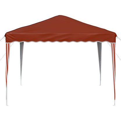 vidaXL Pop-up Party Tent 288 x 288 x 245 cm Terracotta Oxford Fabric