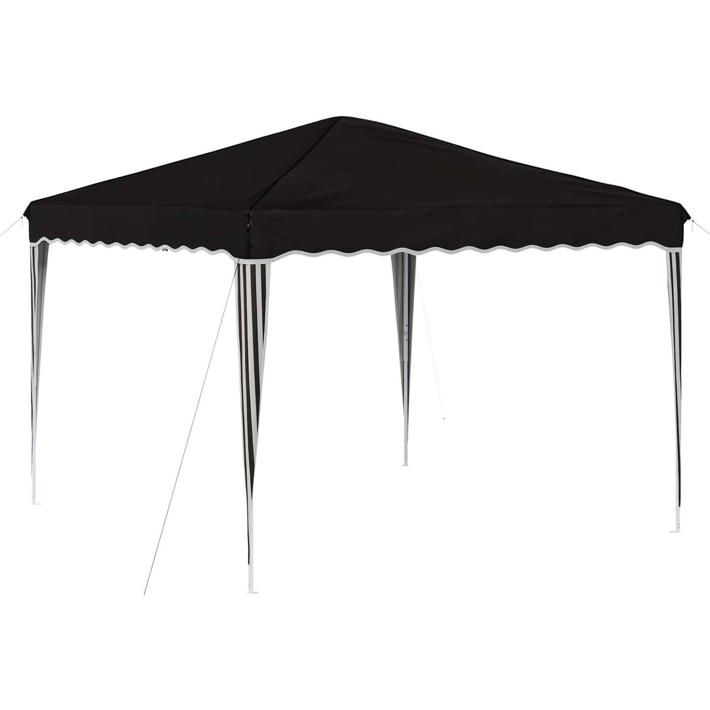 vidaXL Pop-up Party Tent 288 x 288 x 245 cm Black Oxford Fabric