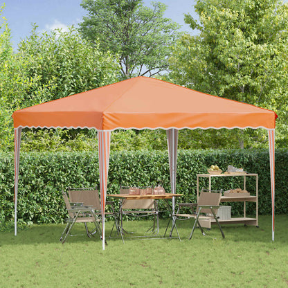 vidaXL Pop-up Party Tent 288 x 288 x 245 cm Orange Oxford Fabric