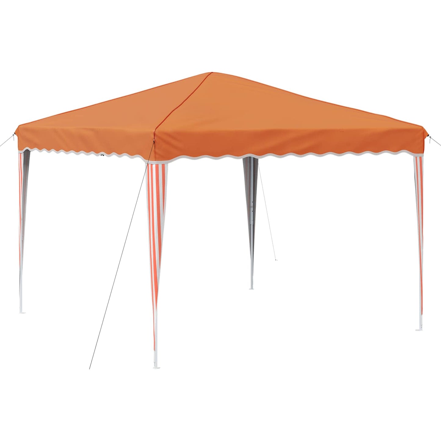 vidaXL Pop-up Party Tent 288 x 288 x 245 cm Orange Oxford Fabric