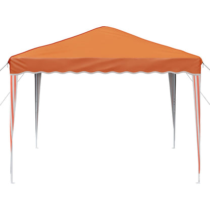 vidaXL Pop-up Party Tent 288 x 288 x 245 cm Orange Oxford Fabric