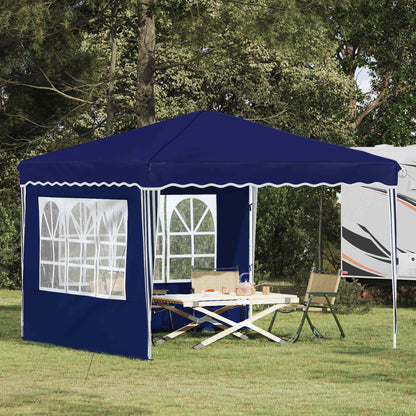 vidaXL Pop-up Party Tent 288 x 288 x 245 cm Blue Oxford Fabric