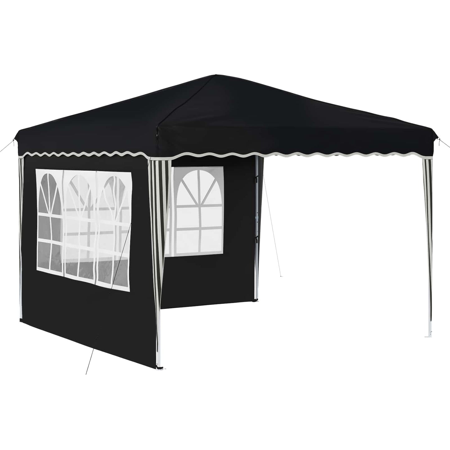 vidaXL Pop-up Party Tent 288 x 288 x 245 cm Anthracite Oxford Fabric
