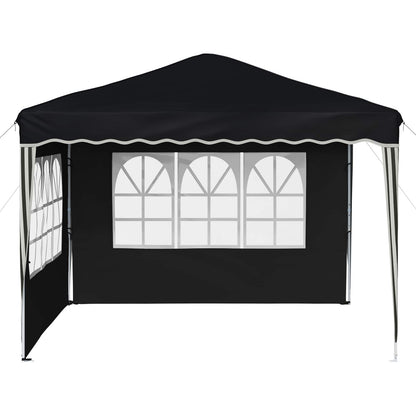 vidaXL Pop-up Party Tent 288 x 288 x 245 cm Anthracite Oxford Fabric