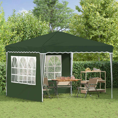 vidaXL Pop-up Party Tent 288 x 288 x 245 cm Green Oxford Fabric