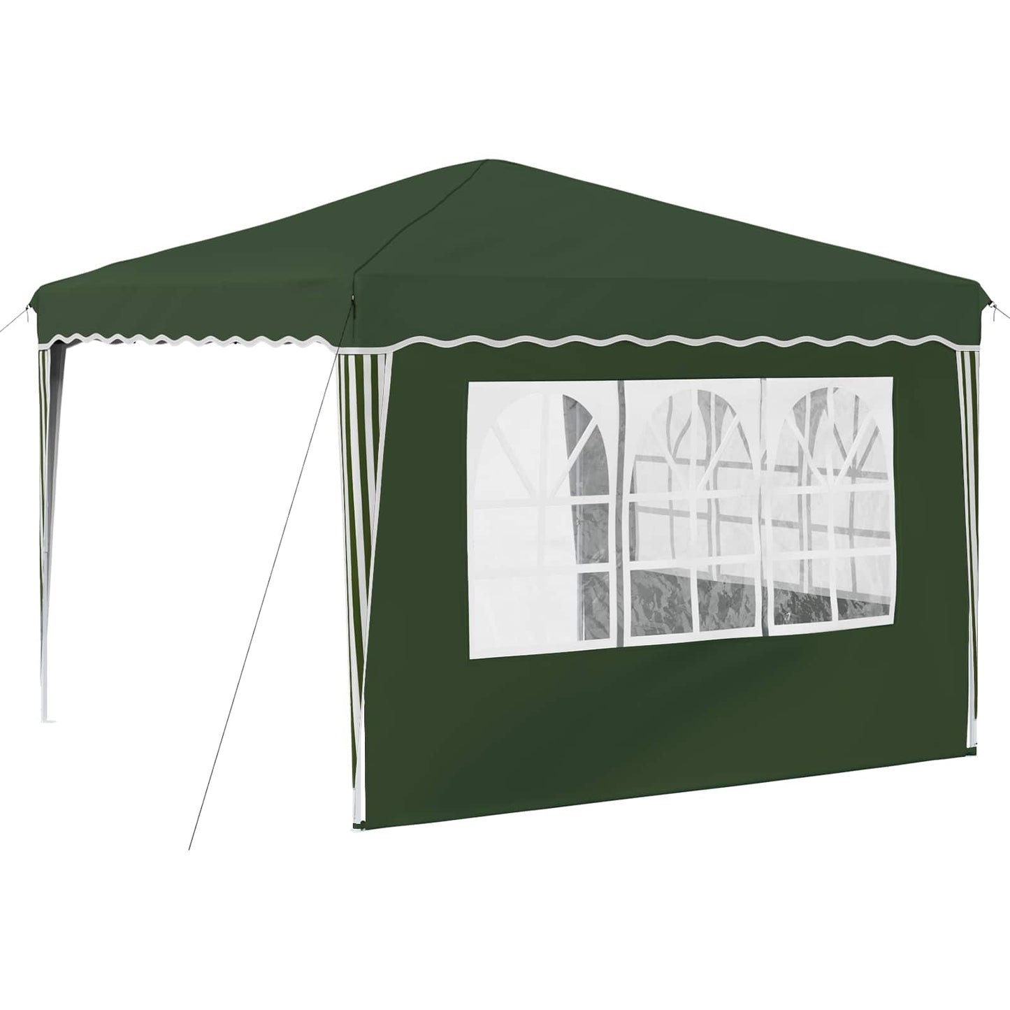 vidaXL Pop-up Party Tent 288 x 288 x 245 cm Green Oxford Fabric