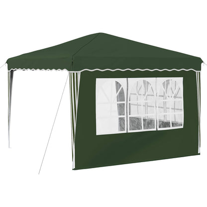 vidaXL Pop-up Party Tent 288 x 288 x 245 cm Green Oxford Fabric