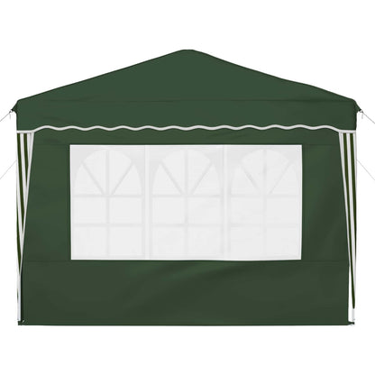 vidaXL Pop-up Party Tent 288 x 288 x 245 cm Green Oxford Fabric