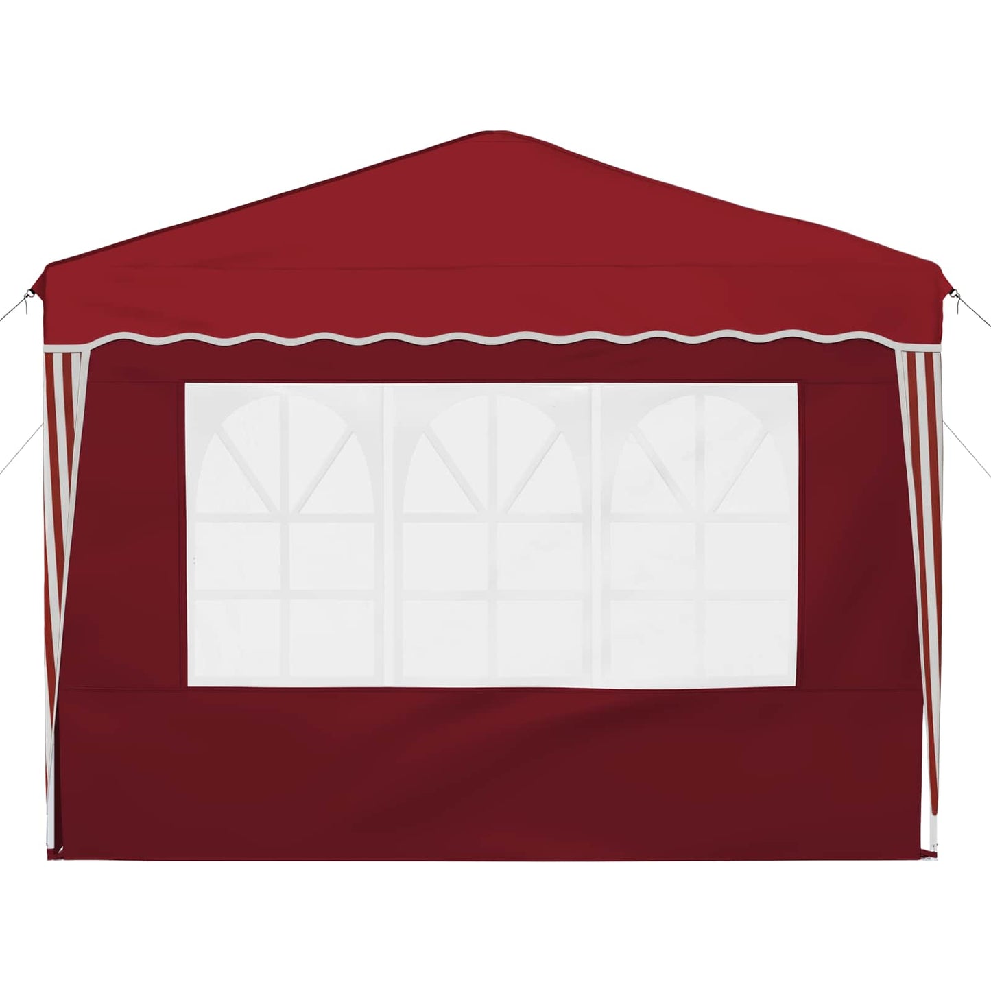 vidaXL Pop-up Party Tent 288 x 288 x 245 cm Burgundy Oxford Fabric