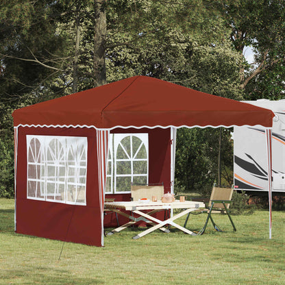 vidaXL Pop-up Party Tent 288 x 288 x 245 cm Terracotta Oxford Fabric