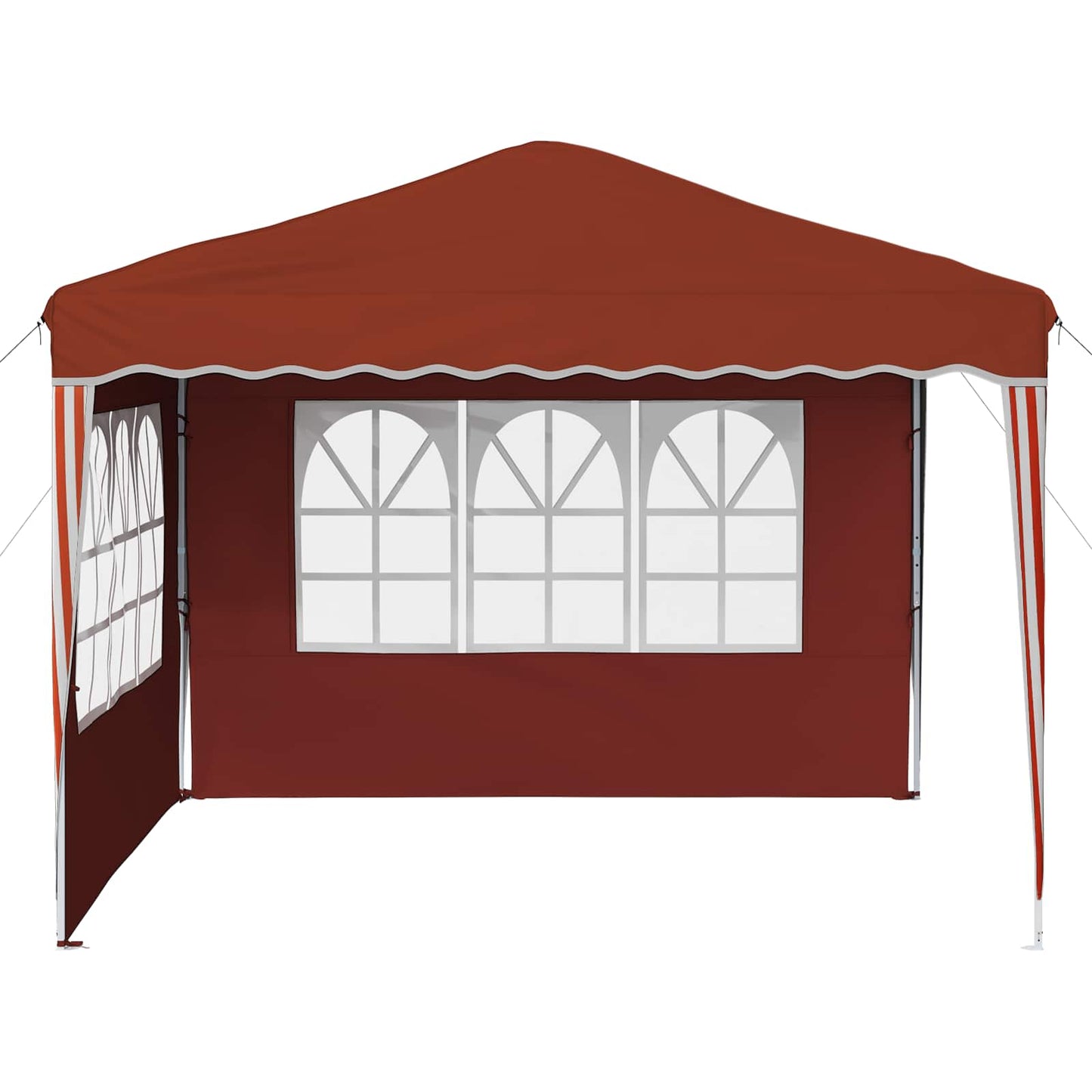 vidaXL Pop-up Party Tent 288 x 288 x 245 cm Terracotta Oxford Fabric