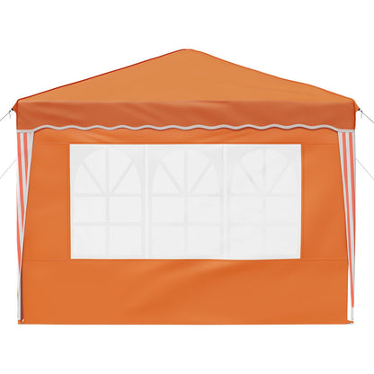 vidaXL Pop-up Party Tent 288 x 288 x 245 cm Orange Oxford Fabric