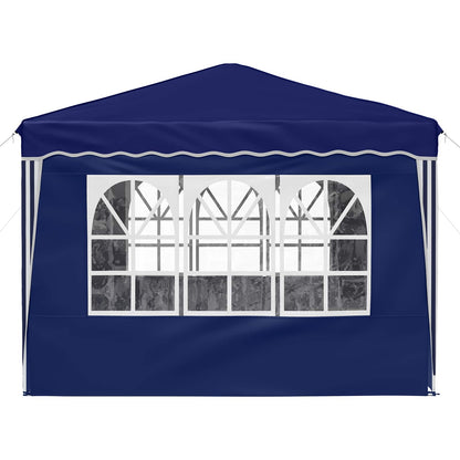 vidaXL Pop-up Party Tent 288 x 288 x 245 cm Blue Oxford Fabric