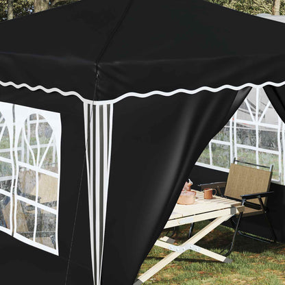 vidaXL Pop-up Party Tent 288 x 288 x 245 cm Anthracite Oxford Fabric