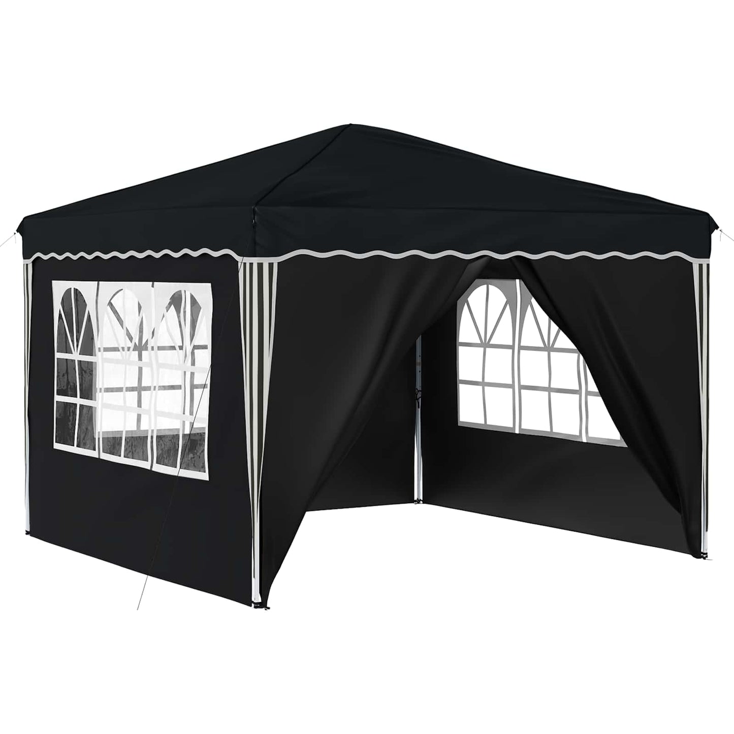 vidaXL Pop-up Party Tent 288 x 288 x 245 cm Anthracite Oxford Fabric