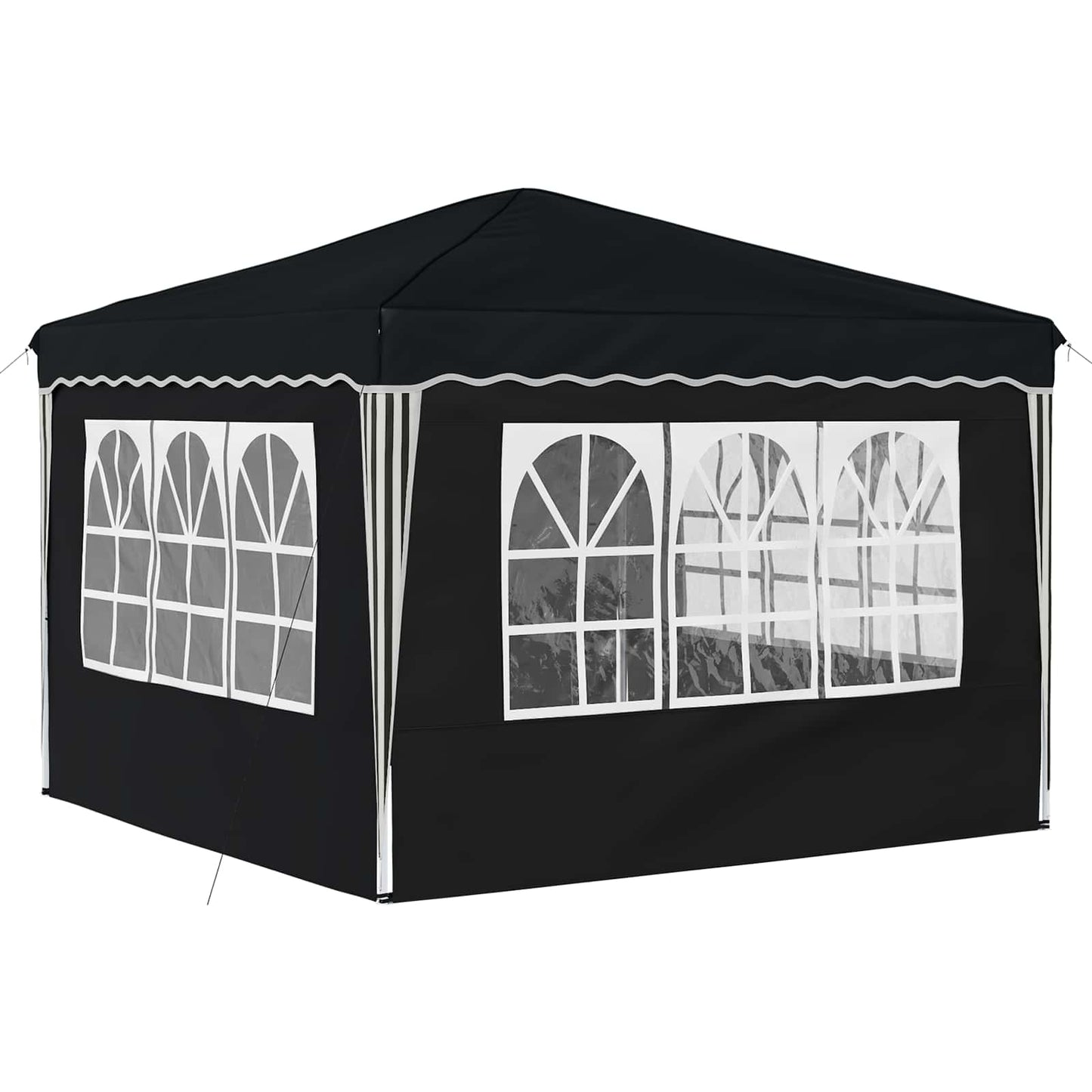 vidaXL Pop-up Party Tent 288 x 288 x 245 cm Anthracite Oxford Fabric