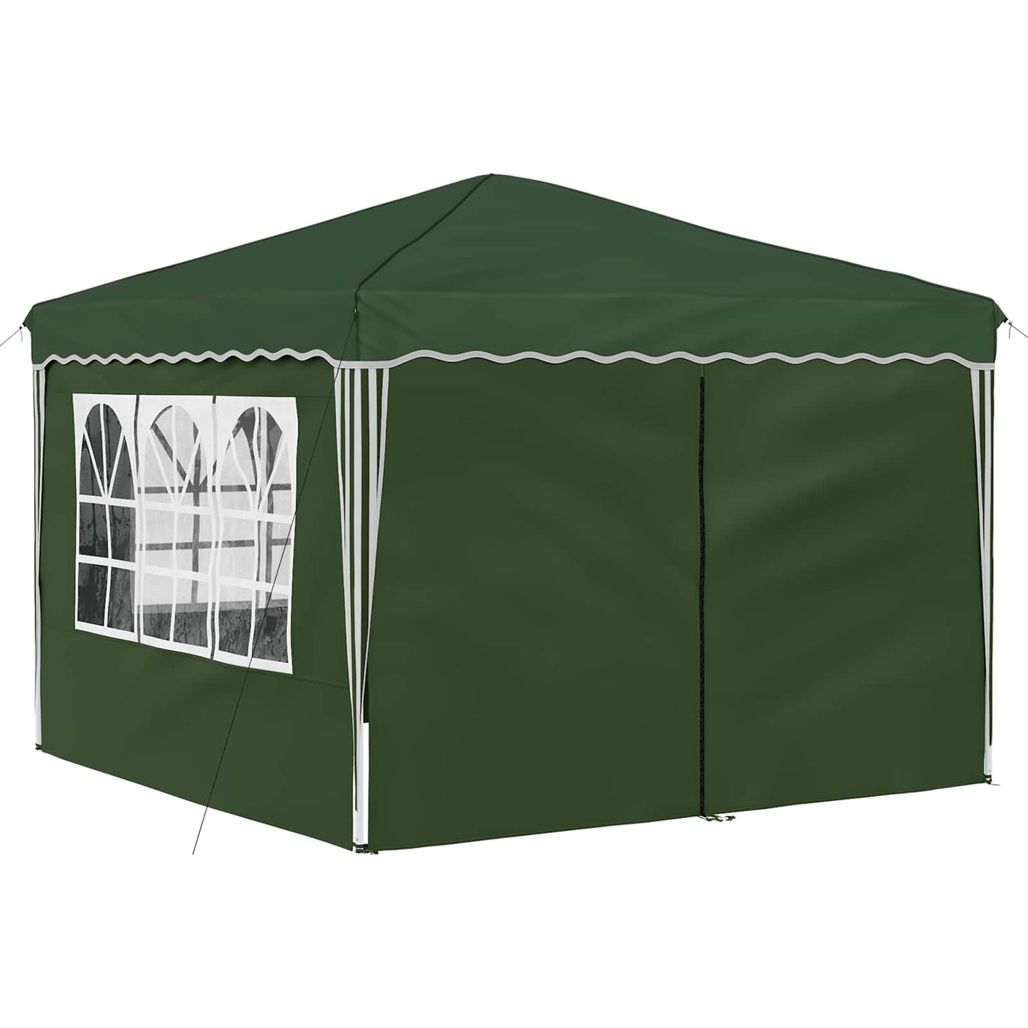 vidaXL Pop-up Party Tent 288 x 288 x 245 cm Green Oxford Fabric