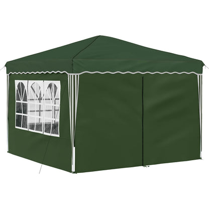 vidaXL Pop-up Party Tent 288 x 288 x 245 cm Green Oxford Fabric