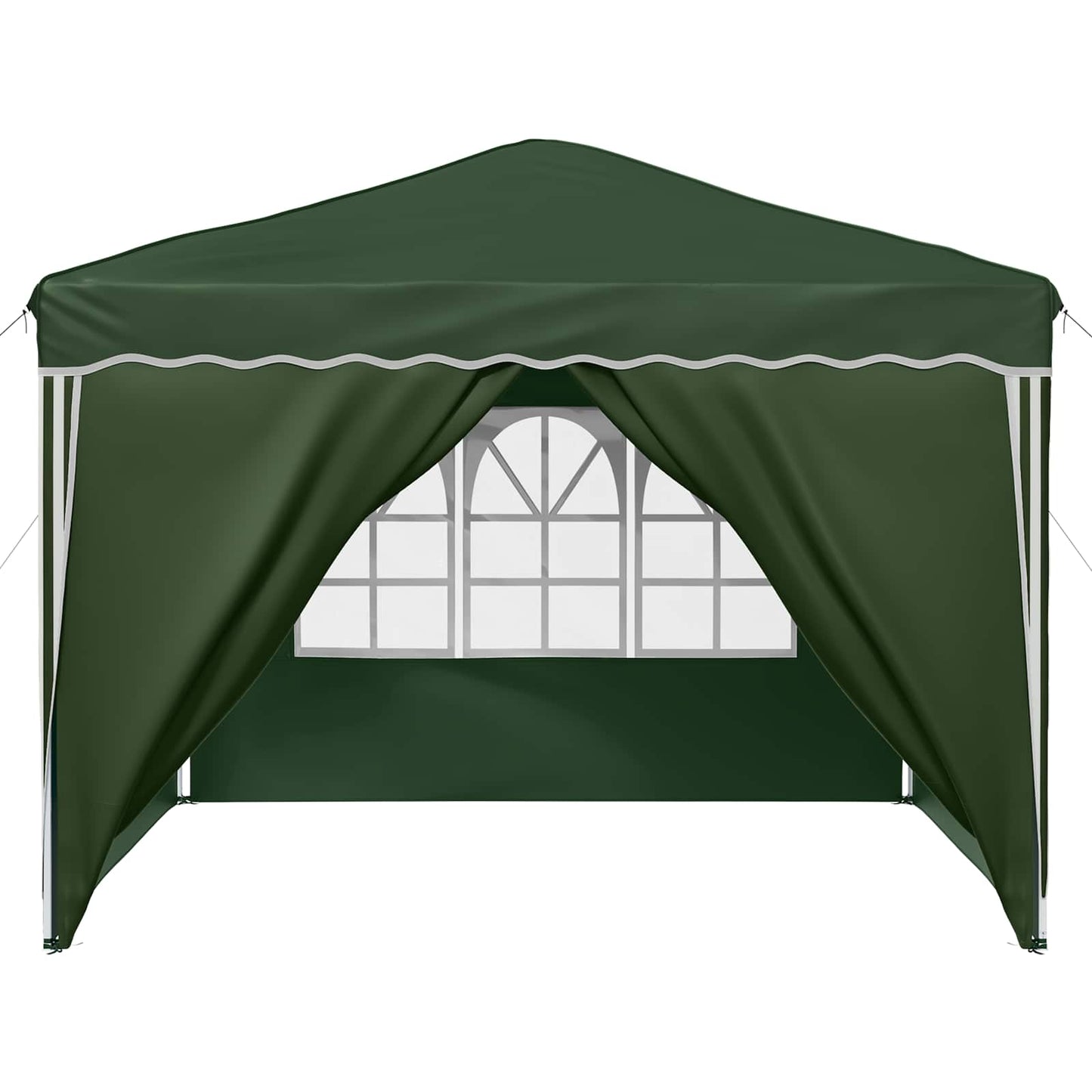 vidaXL Pop-up Party Tent 288 x 288 x 245 cm Green Oxford Fabric
