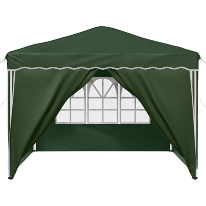 vidaXL Pop-up Party Tent 288 x 288 x 245 cm Green Oxford Fabric