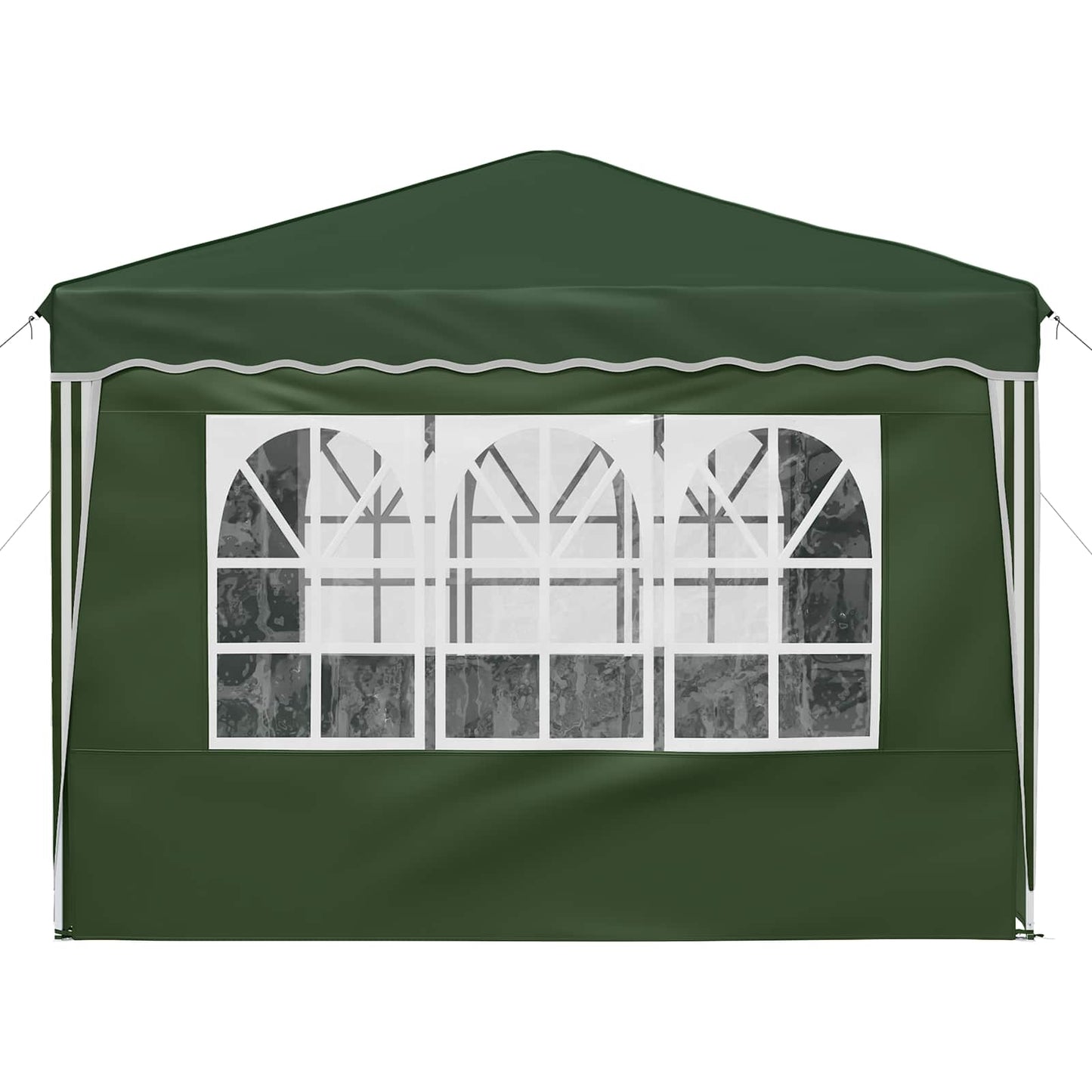 vidaXL Pop-up Party Tent 288 x 288 x 245 cm Green Oxford Fabric