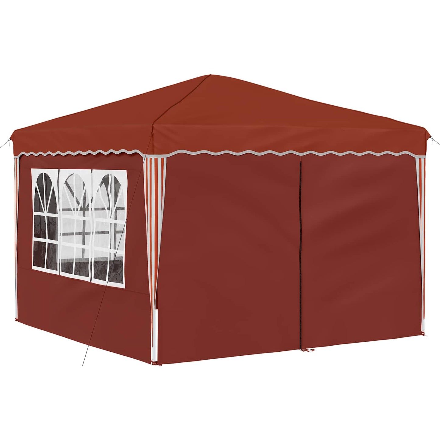 vidaXL Pop-up Party Tent 288 x 288 x 245 cm Terracotta Oxford Fabric