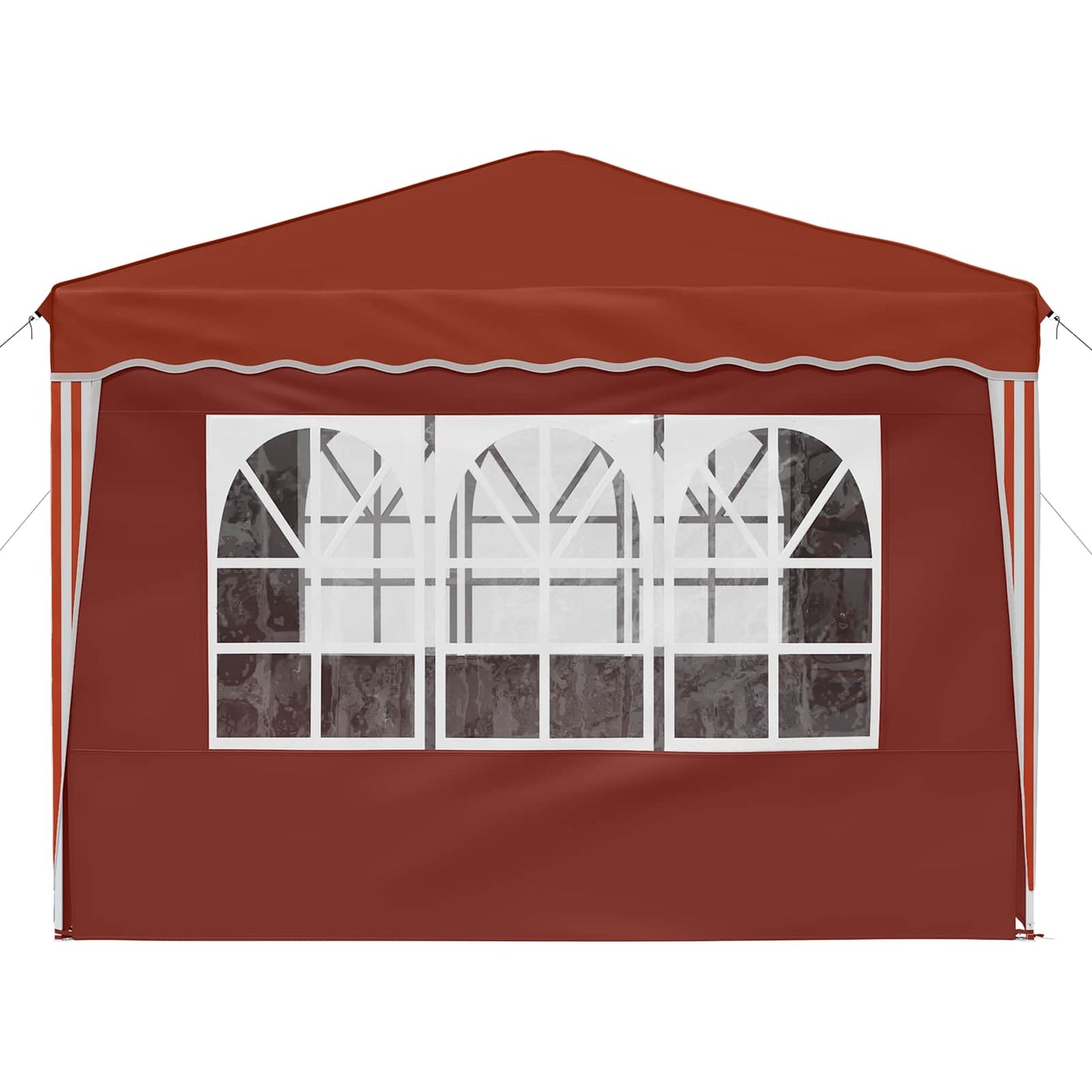 vidaXL Pop-up Party Tent 288 x 288 x 245 cm Terracotta Oxford Fabric