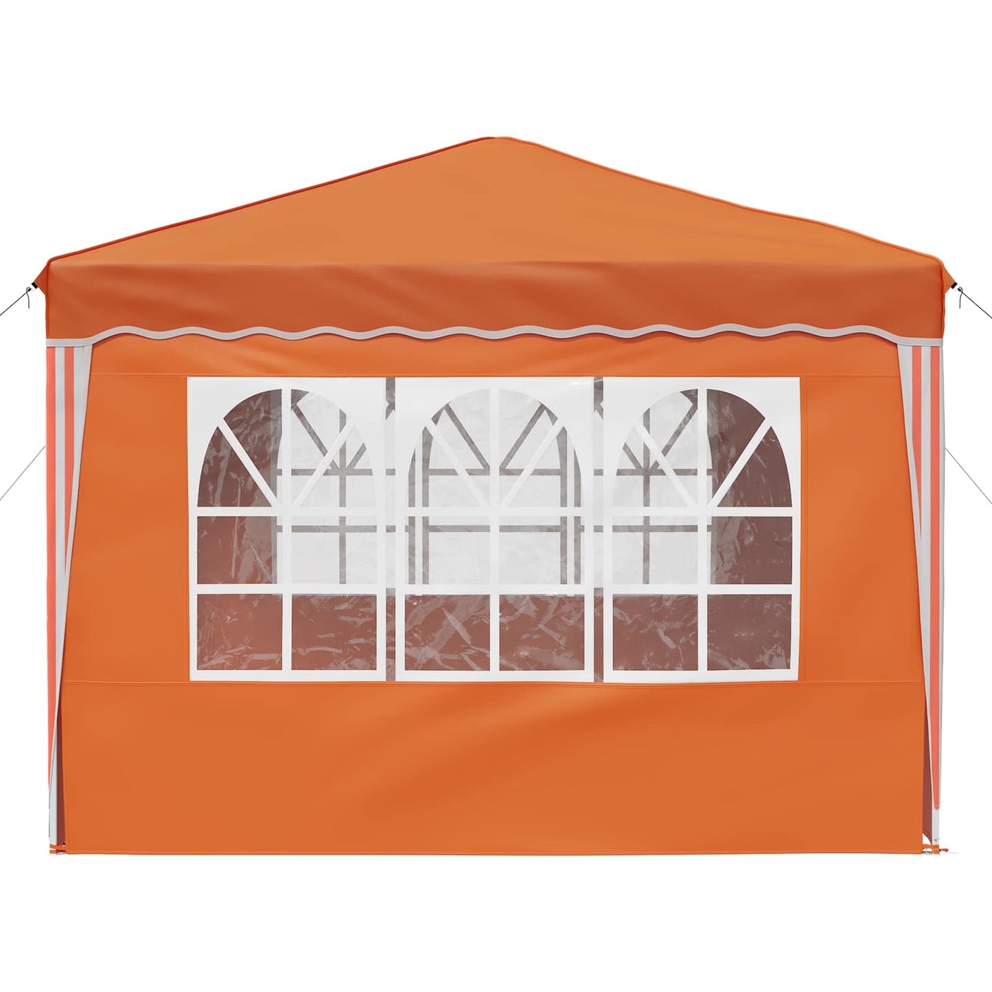 vidaXL Pop-up Party Tent 288 x 288 x 245 cm Orange Oxford Fabric