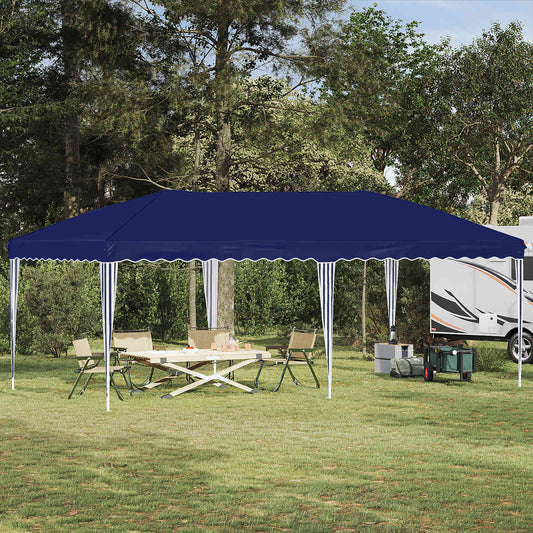 vidaXL Pop-up Party Tent 575 x 290 x 245 cm Blue